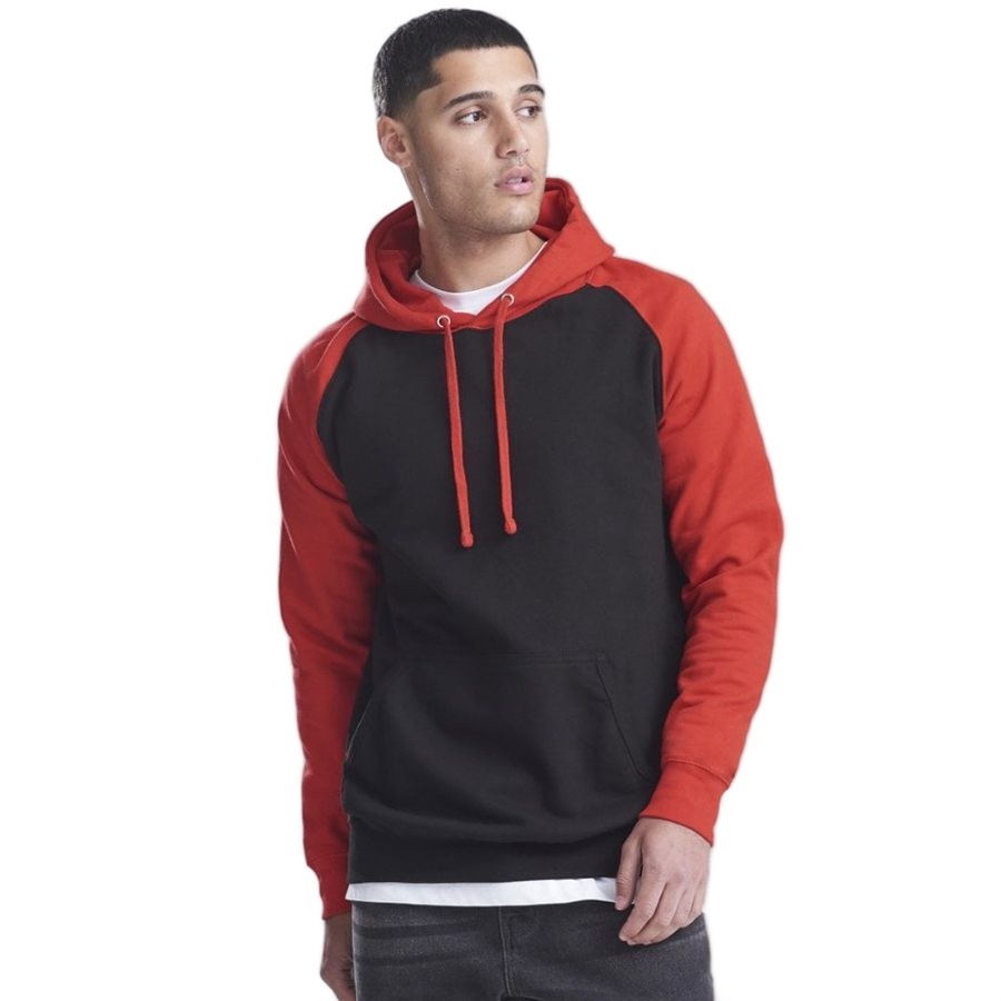 Just Hoods AWDis Baseball Hoodie