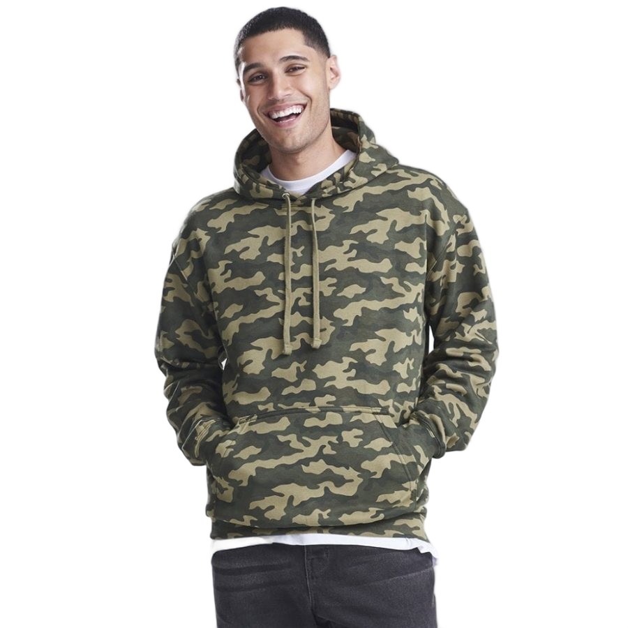 Just Hoods AWDis Camo Hoodie