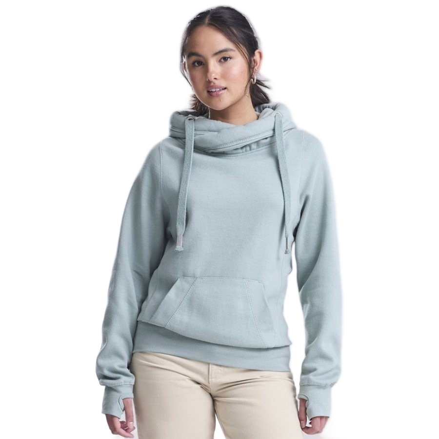 Just Hoods AWDis Cross Neck Hoodie