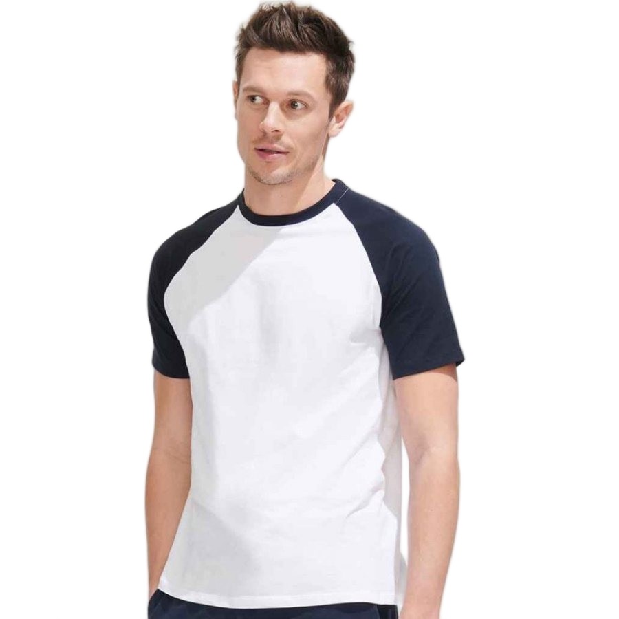 SOL'S Funky Contrast Baseball T-Shirt