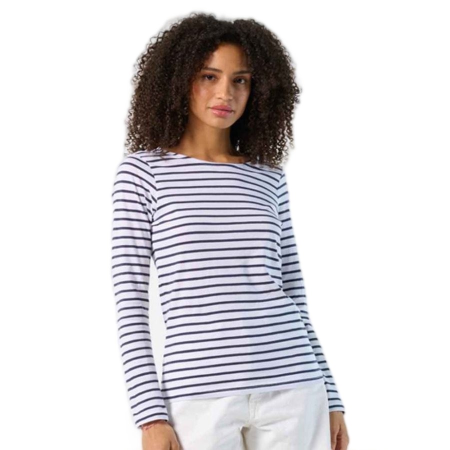 SOL'S Ladies Marine Long Sleeve Striped T-Shirt