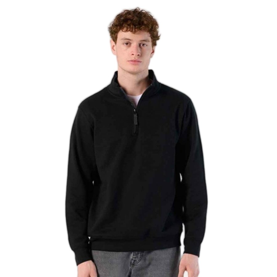 SOL'S Stan Contrast Zip Neck Sweatshirt