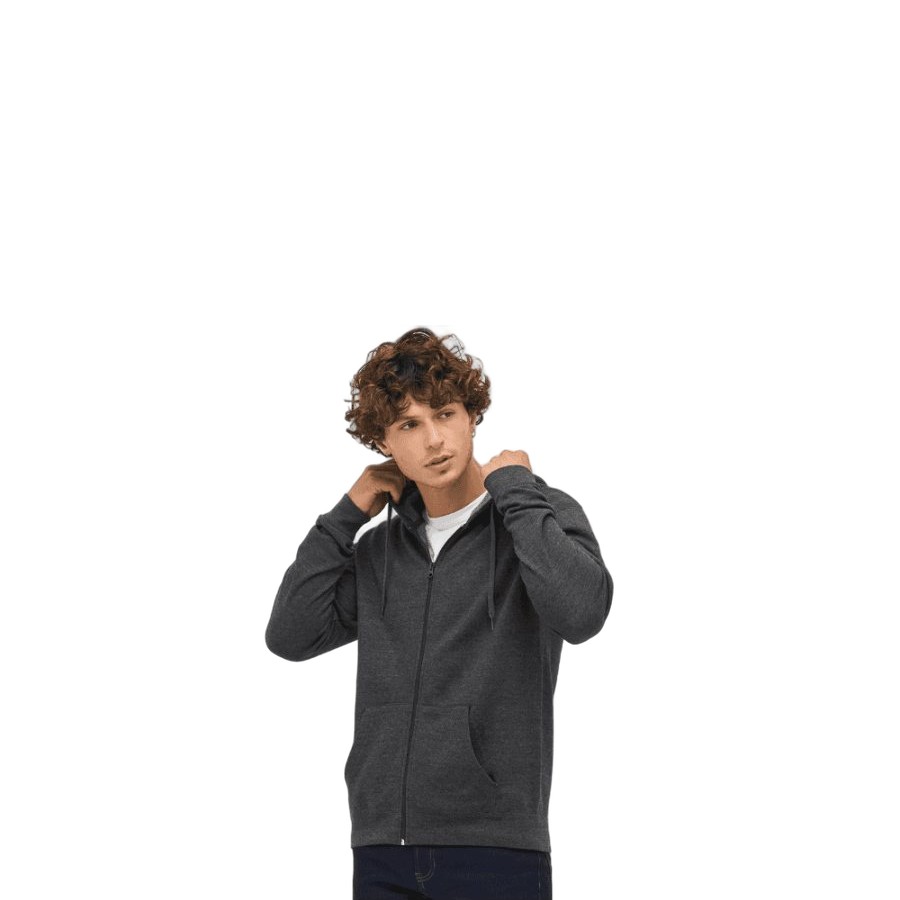SOL'S Stone Zip Hooded Sweatshirt