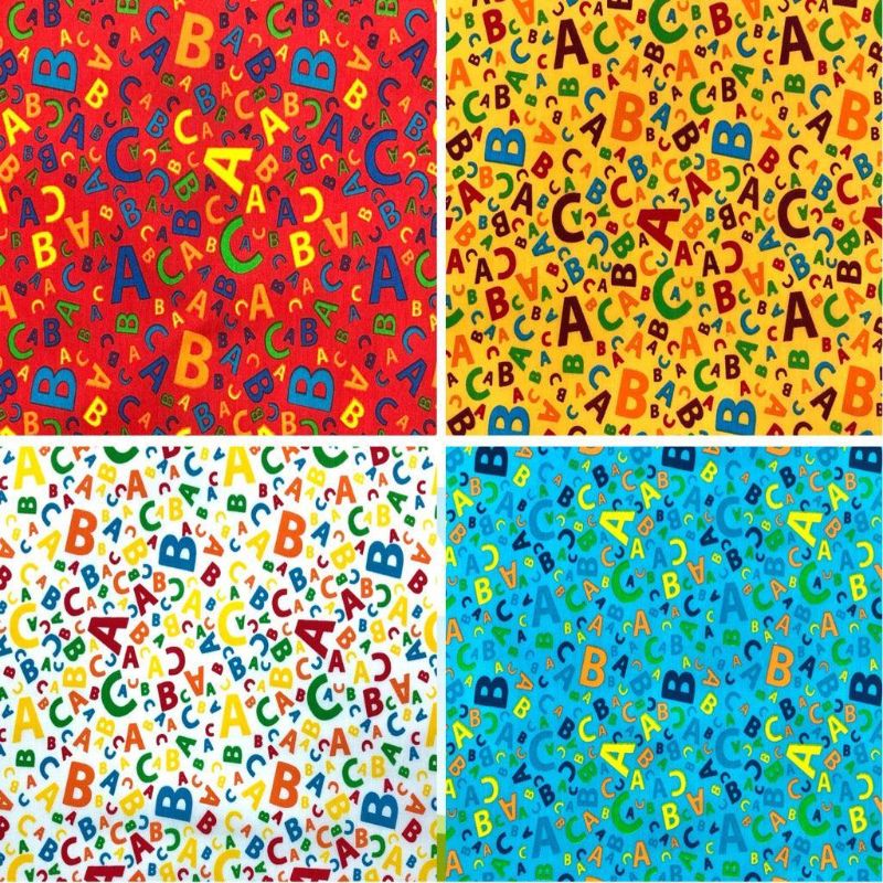 ABC Polycotton Fabric