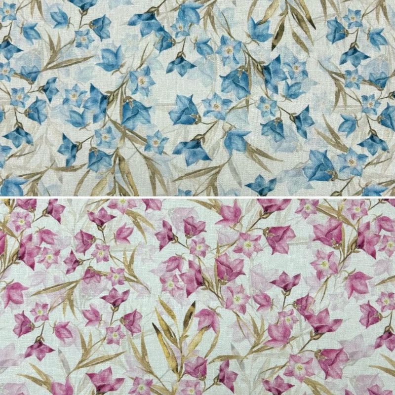 All Over Blooms Linen Viscose Fabric