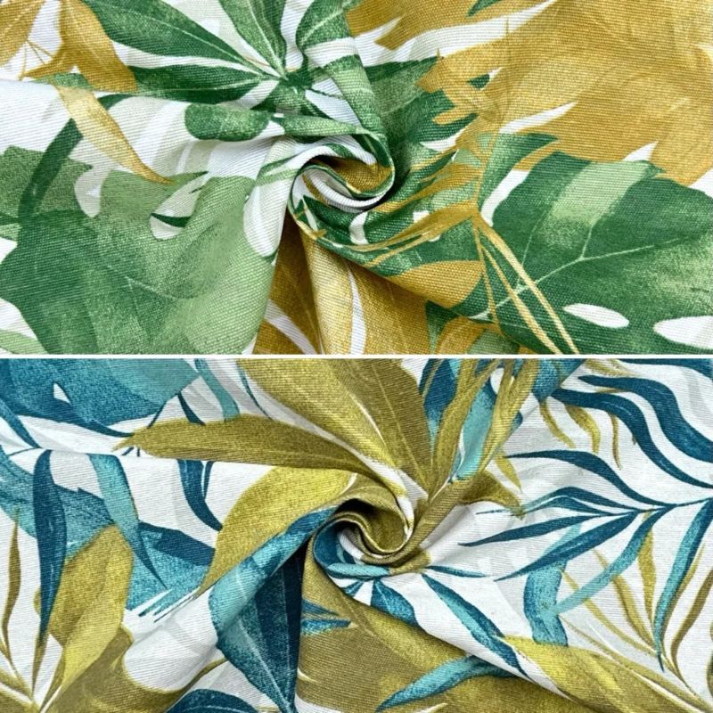 All Over Tropical Leaves Water Resistant Fabric