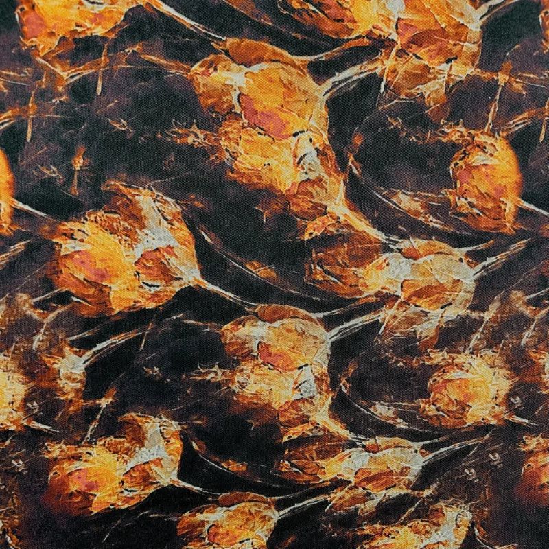 Amber Flow Viscose Twill Fabric