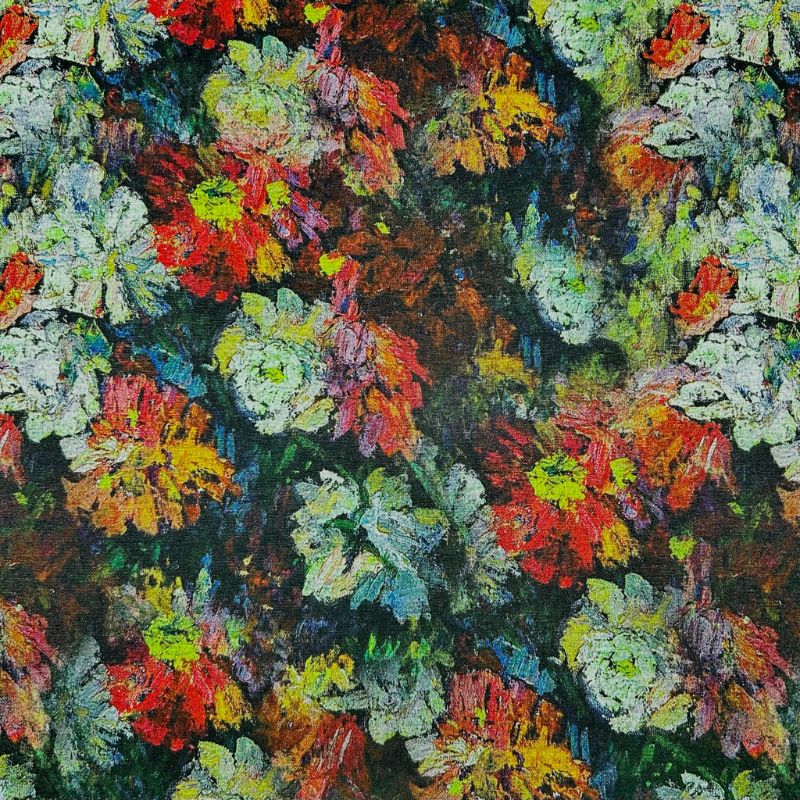 Artistic Garden Digital Modal-Touch Jersey Fabric