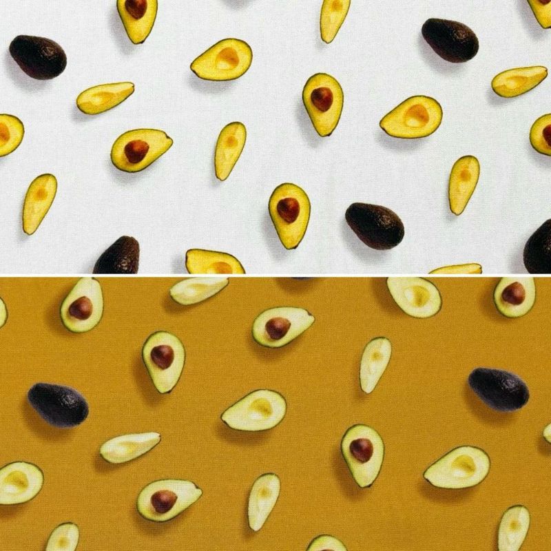 Avocado Cotton Canvas Fabric