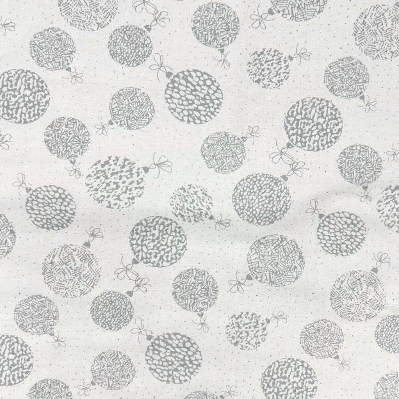 Bauble Charm Christmas Cotton Fabric