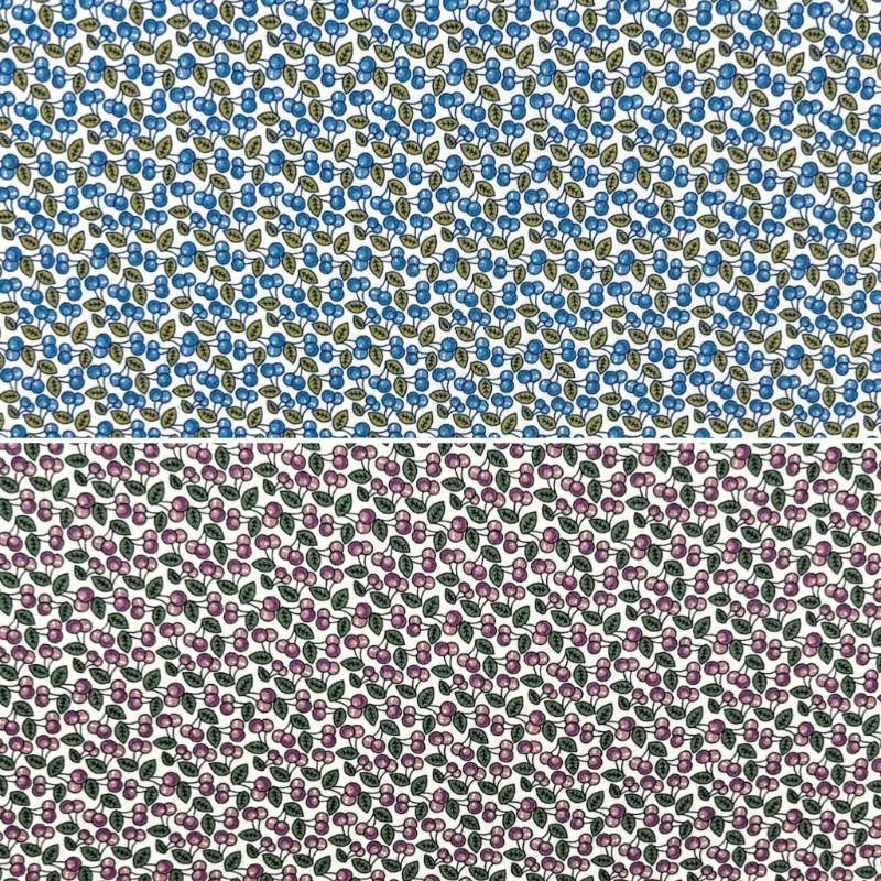 Berry Charm Cotton Seersucker Fabric