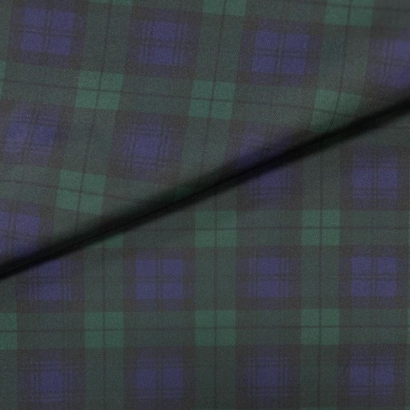Blackwatch Tartan Heavy Duty Waterproof Fabric