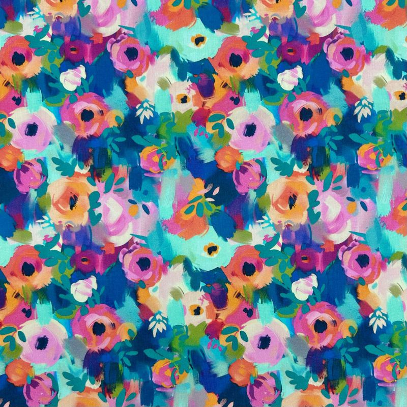 Bloom Burst Cotton Lawn Fabric