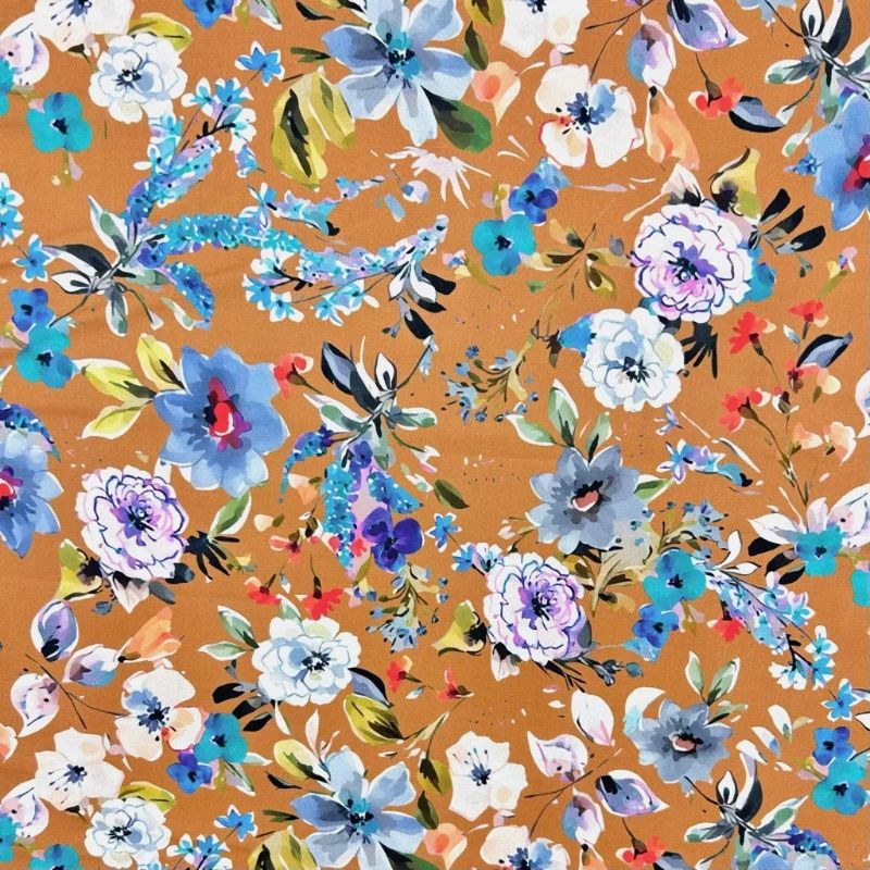 Bloom Rush Cotton Lawn Fabric