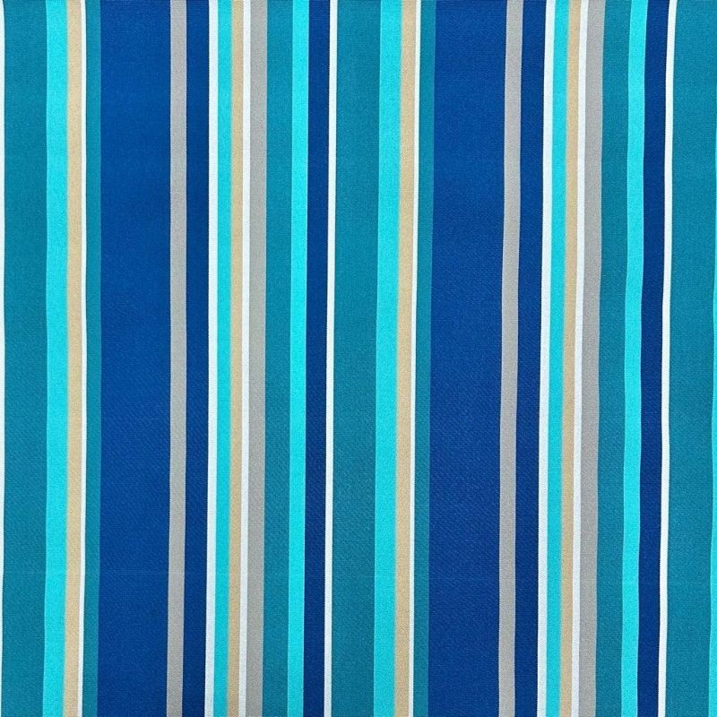 Blue/Teal Stripes Water Resistant Fabric