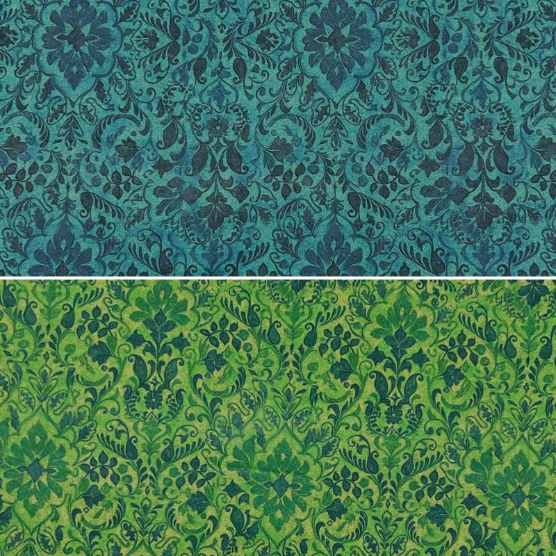 Botanical Damask Cotton Lawn Fabric