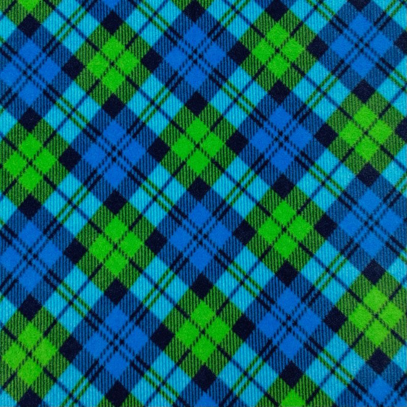 Bright Check Anti Pill Polar Fleece Fabric