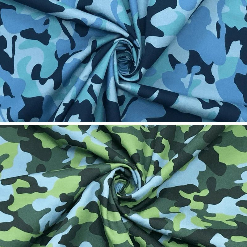 Camouflage Cotton Fabric