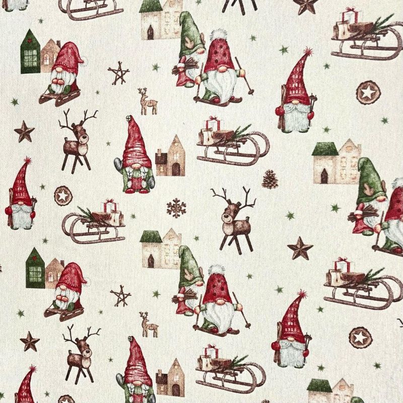 Christmas Joy Lightweight Tapestry Fabric