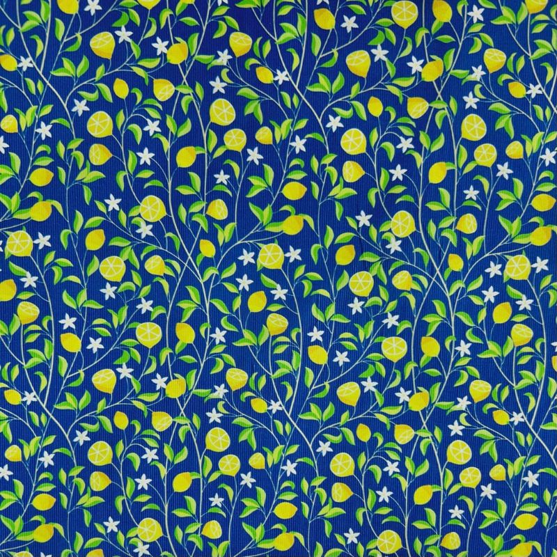 Citrus Blossom Needlecord Fabric