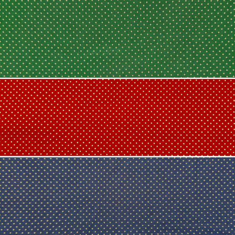 Classic Dots Christmas Cotton Fabric