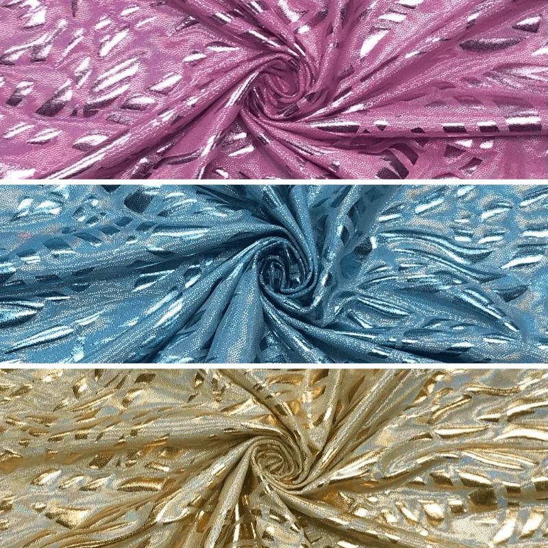 Confetti Metallic Stretch Fabric