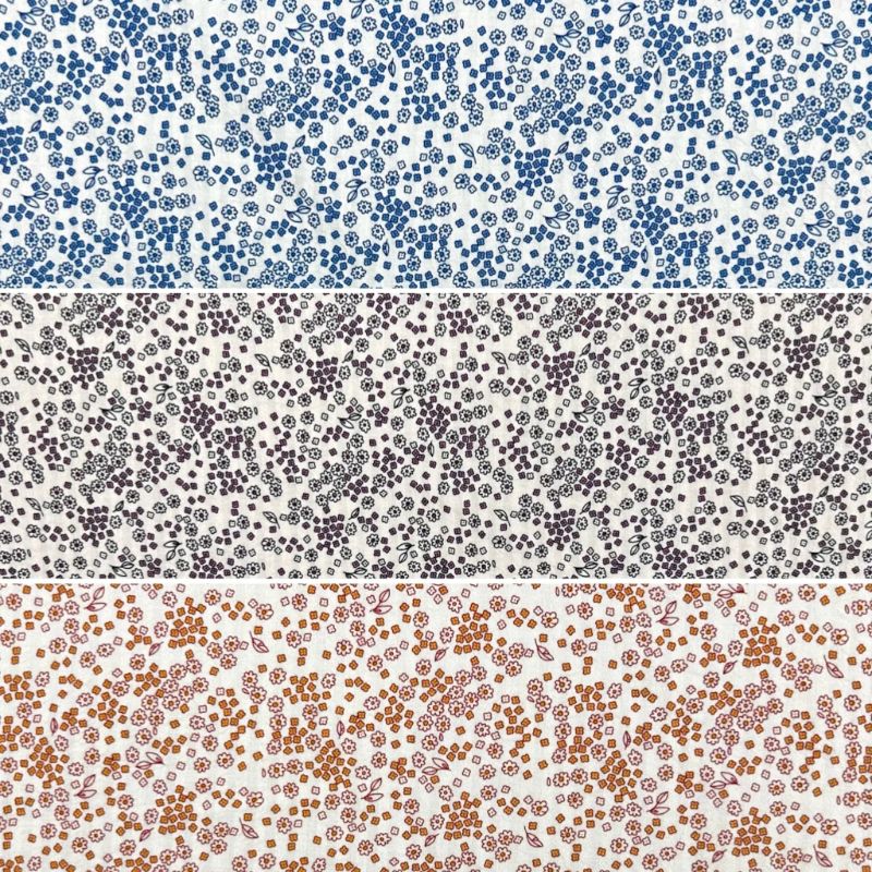 Daisy Dots Cotton Seersucker Fabric