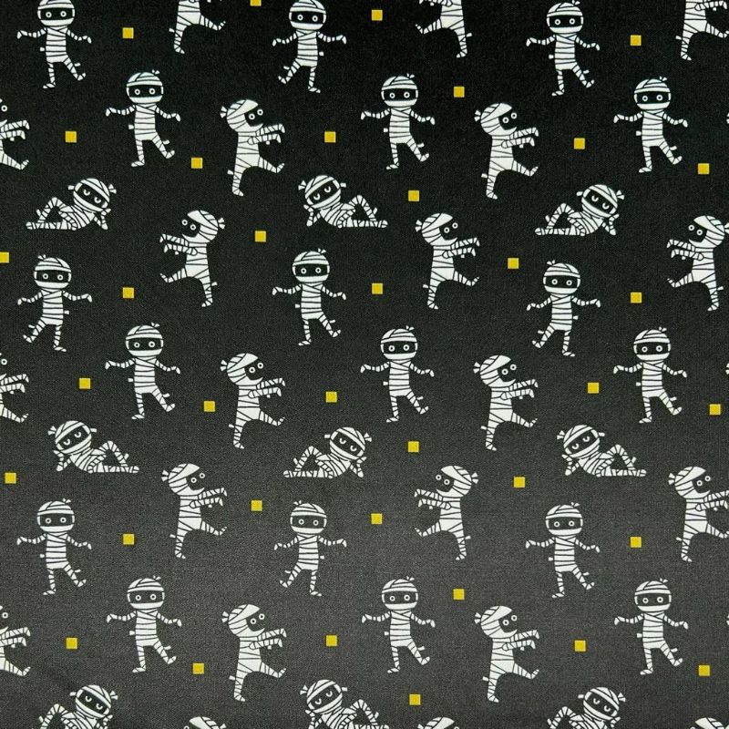 Dancing Mummies Jersey Fabric