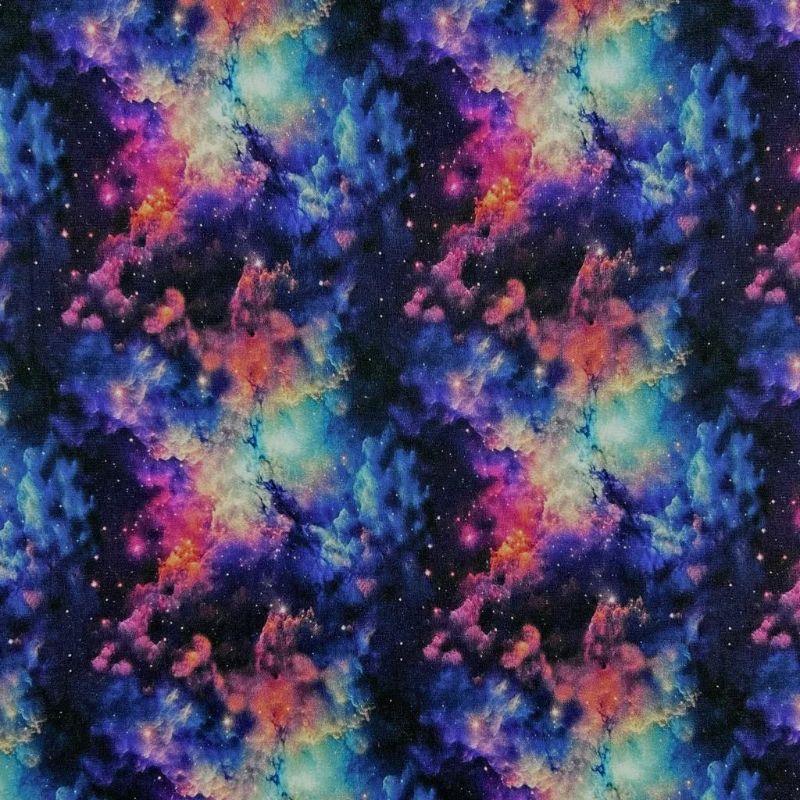 Dark Matter Mist French Terry Fabric