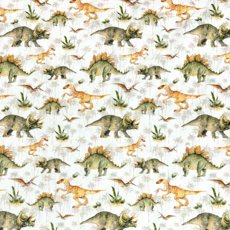 Dino Discovery Needlecord Fabric
