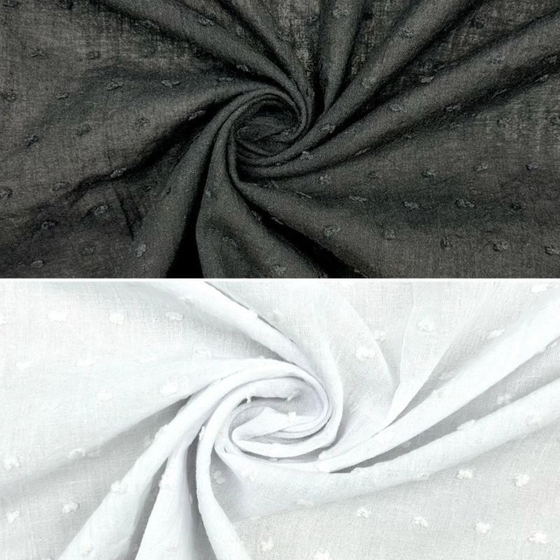 Dobby Spot Cotton Fabric