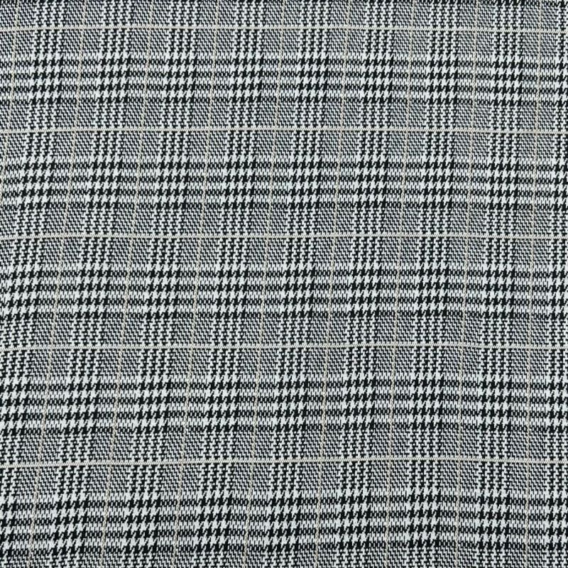 Dogtooth Checkered Knit Fabric