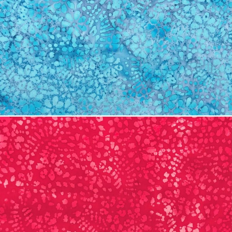 Dot Burst Cotton Batik Fabric