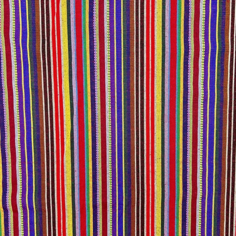 Fiesta Rainbow Tribal Print Recycled Jacquard Fabric