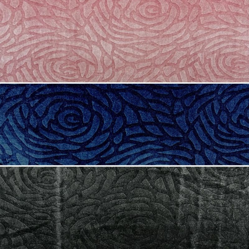 Flower Luxe Velvet Fabric