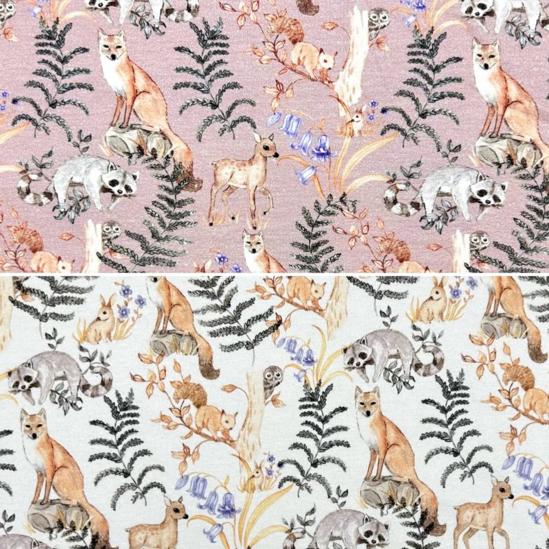 Forest Tales Organic Cotton Jersey Fabric