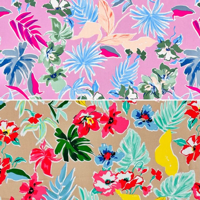 Garden Luxe Cotton Satin Fabric