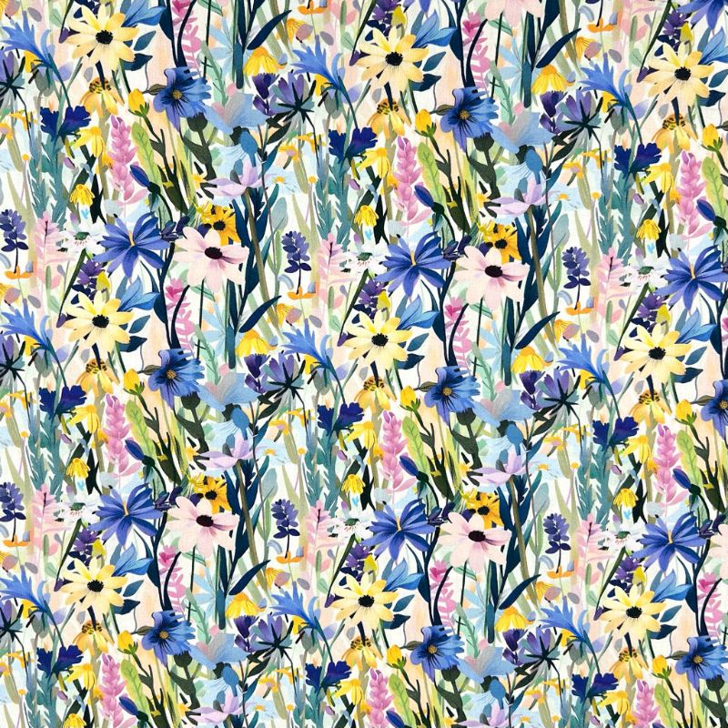 Garden Meadow Cotton Lawn Fabric