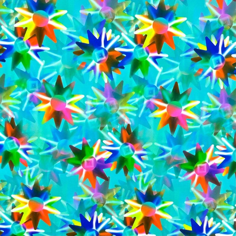 Glow Burst Active Wear Jersey Fabric
