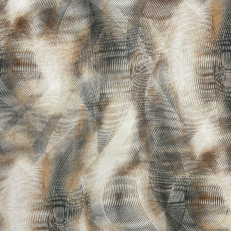Golden Trail Viscose Fabric
