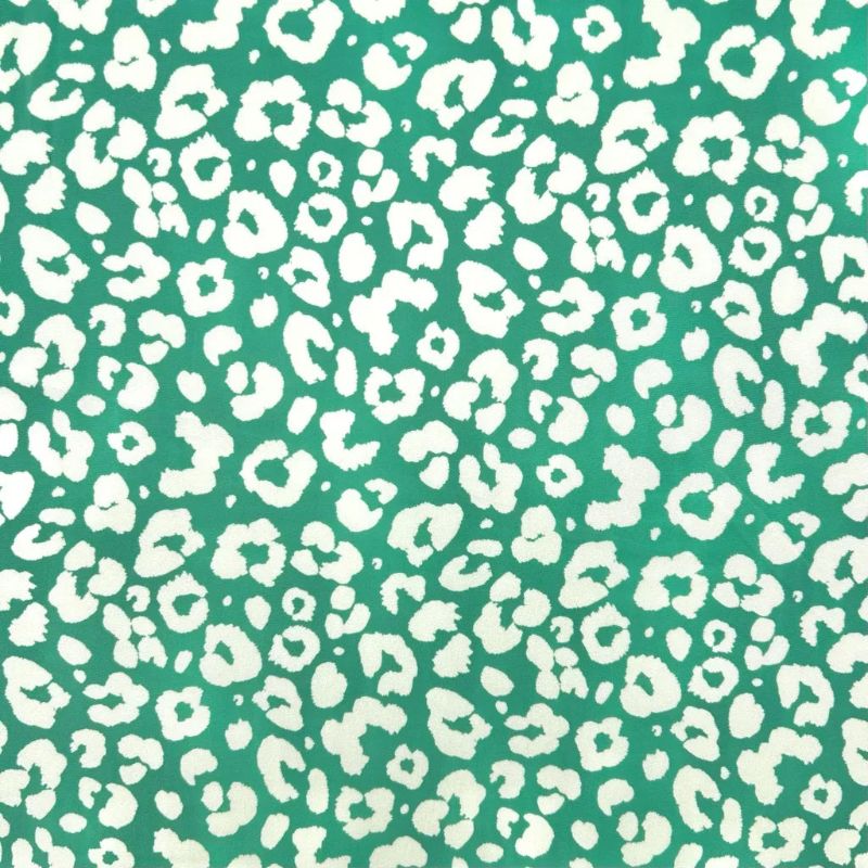Green Leopard Swimwear Jersey Fabric