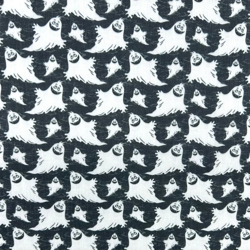 Haunted Smiles Polycotton Fabric