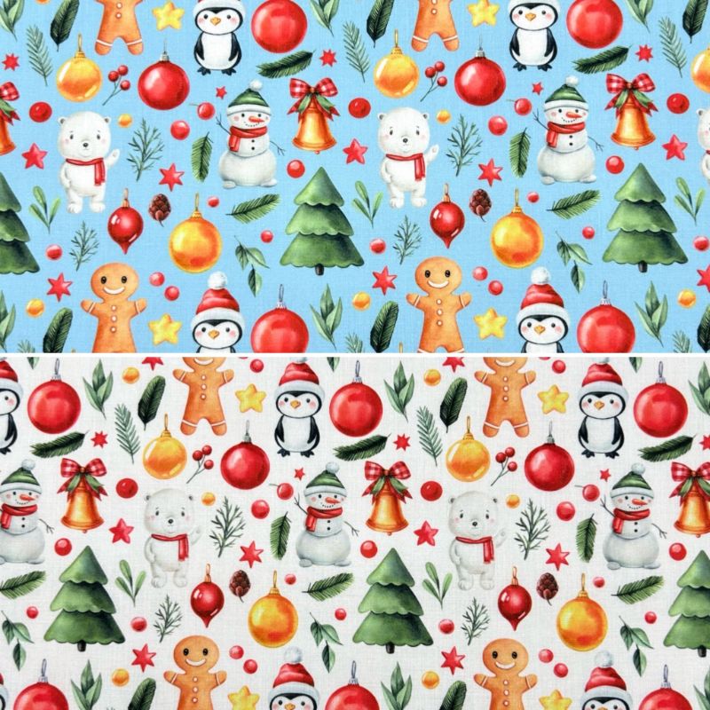 Jolly Friends Polycotton Fabric