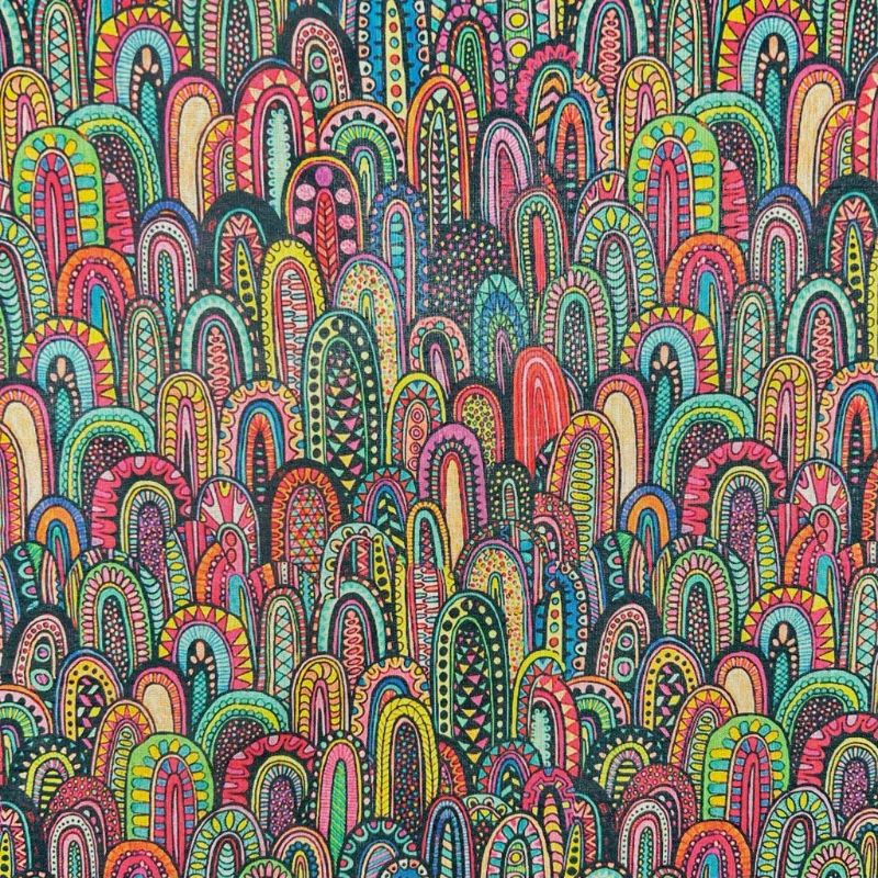 Joyful Fusion Faux Silk Fabric