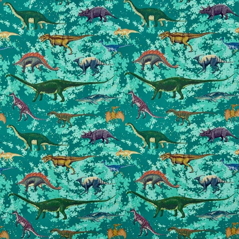 Jurassic Adventure Swimwear Jersey Fabric