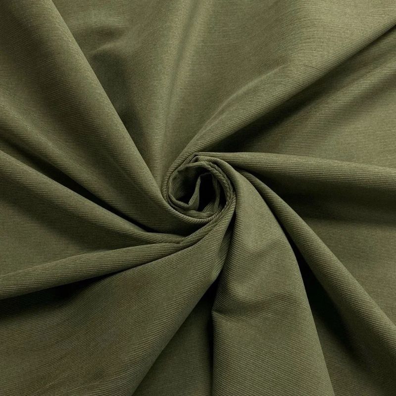 Khaki Needlecord Fabric