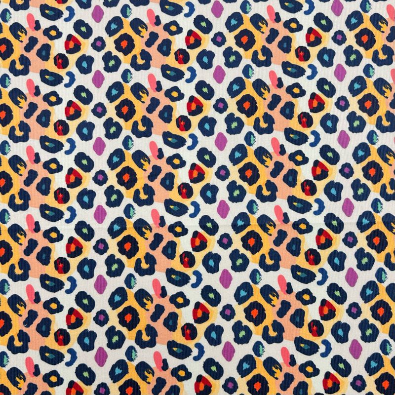 Leopard Pop Needlecord Fabric