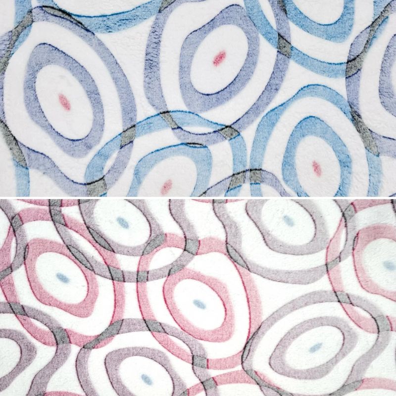 Loopy Circles Cuddle Fleece Fabric