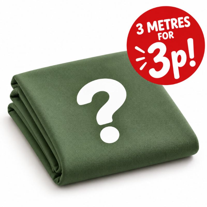 Lucky Dip Plain Fabric - 3 metres for 3p