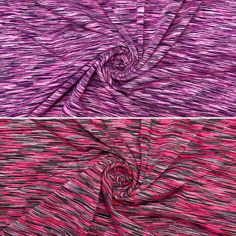Melange Active Wear Sports Jersey Fabric